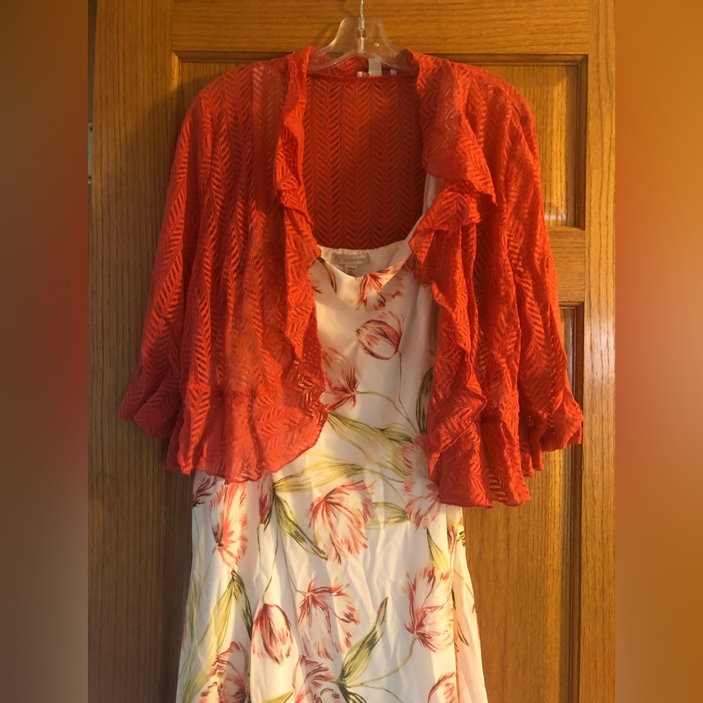 Sundress with lacy jacket